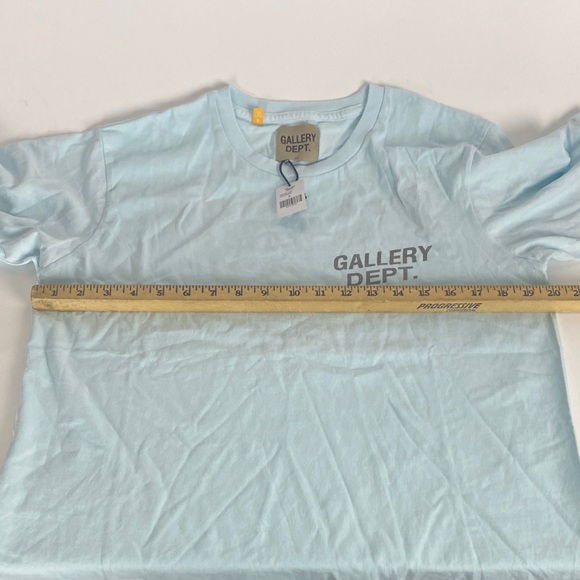 Gallery Dept. Souvenir T-shirt Baby Blue Men’s Size Small